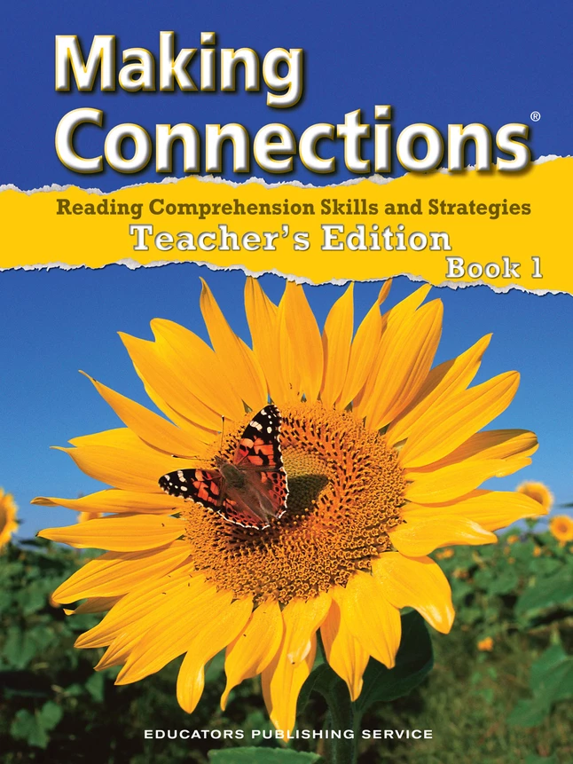 Making Connections Teacher's Edition Book 1, Reading Comprehension Instruction, Grade 1 3 Making Connections Teacher's Edition Book 1, Reading Comprehension Instruction, Grade 1
