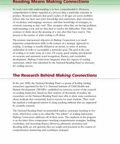 Making Connections Teacher's Edition Book 4, Reading Comprehension Instruction, Grade 4 -Wordly Wise 3000 Shop 0838833071 p4 11 mc 1 ecommfullsize