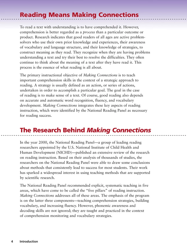 Making Connections Teacher's Edition Book 5, Reading Comprehension Instruction, Grade 5 6 Making Connections Teacher's Edition Book 5, Reading Comprehension Instruction, Grade 5 - Image 4