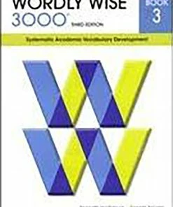 Wordly Wise 3000 Student Book, 3rd Edition, Grade 3 -Wordly Wise 3000 Shop 083887603X ecommfullsize