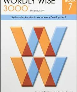 Wordly Wise 3000 Student Book, 3rd Edition, Grade 7 -Wordly Wise 3000 Shop 0838876072 ecommfullsize