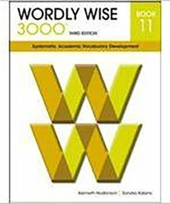 Wordly Wise 3000 Student Book, 3rd Edition, Grade 11
