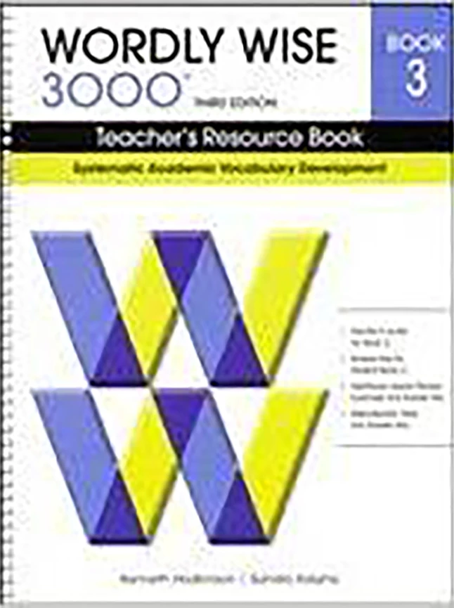 Wordly Wise 3000 Teacher's Resource Book, 3rd Edition, Grade 3 5 Wordly Wise 3000 Teacher's Resource Book, 3rd Edition, Grade 3 - Image 3