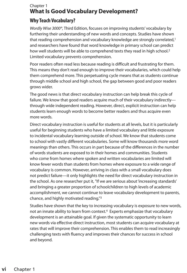 Wordly Wise 3000 Teacher's Resource Book, 3rd Edition, Grade 3 6 Wordly Wise 3000 Teacher's Resource Book, 3rd Edition, Grade 3 - Image 4