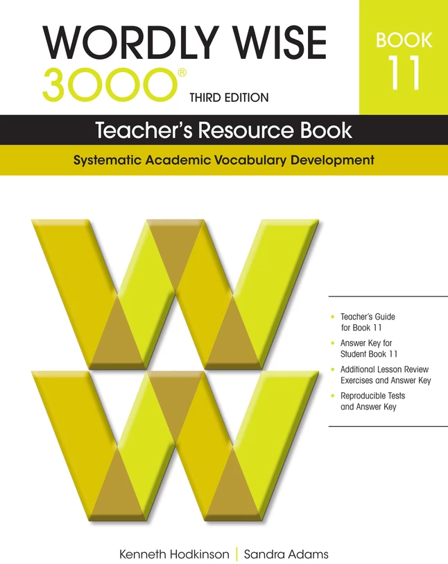 Wordly Wise 3000 Teacher's Resource Book, 3rd Edition, Grade 11 4 Wordly Wise 3000 Teacher's Resource Book, 3rd Edition, Grade 11 - Image 2