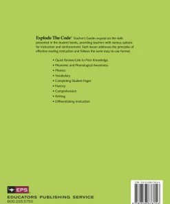 Explode The Code 2/E Explode The Code Teacher's Guide, Literacy & Phonics, 2nd Edition, Books 1 And 2 -Wordly Wise 3000 Shop 0838878156 bc etc ecommfullsize