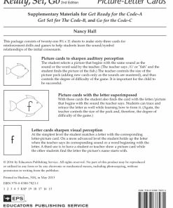 Explode The Code 2/E Explode The Code Picture Cards With Letters, Literacy & Phonics, 2nd Edition, Set Of 60 -Wordly Wise 3000 Shop 0838878237 bc etc ecommfullsize