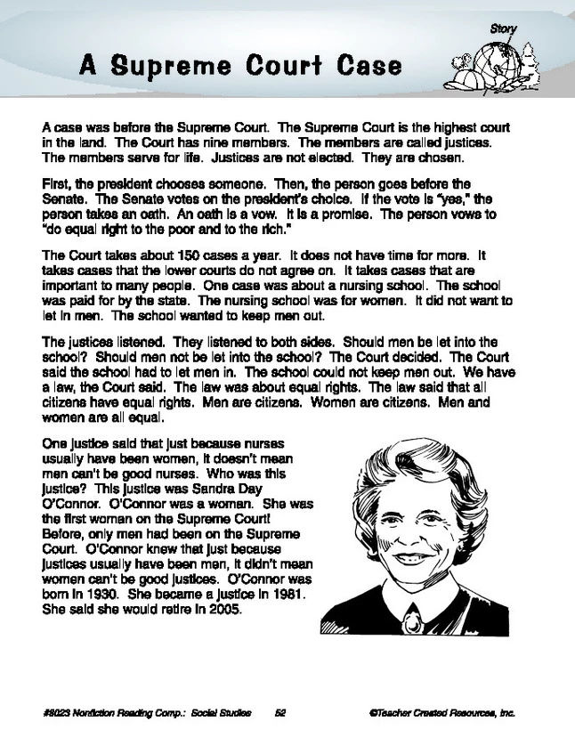 Teacher Created Resources Non-Fiction Reading Comprehension: Social Studies Activity Book, Grade 4, 144 Pages 4 Teacher Created Resources Non-Fiction Reading Comprehension: Social Studies Activity Book, Grade 4, 144 Pages - Image 2