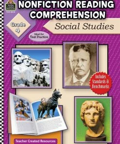 Teacher Created Resources Non-Fiction Reading Comprehension: Social Studies Activity Book, Grade 4, 144 Pages