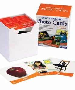 Learning Resources Basic Vocabulary Photo Cards, Set Of 156