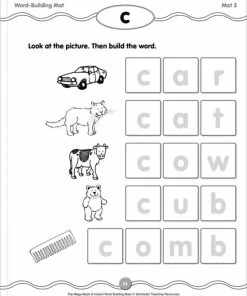 Scholastic The MEGA-BOOK Of Instant Word-Building Mats, Grades K To 3 -Wordly Wise 3000 Shop 090134 E ecommfullsize