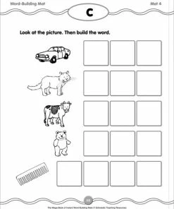 Scholastic The MEGA-BOOK Of Instant Word-Building Mats, Grades K To 3 -Wordly Wise 3000 Shop 090134 F ecommfullsize