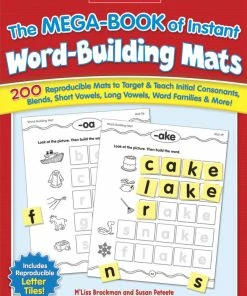 Scholastic The MEGA-BOOK Of Instant Word-Building Mats, Grades K To 3