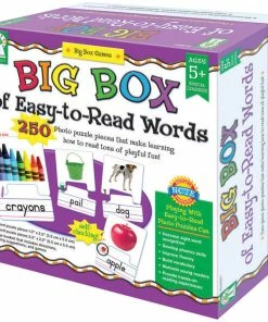 Carson Dellosa Key Education Big Box Of Easy-to-Read Words Game