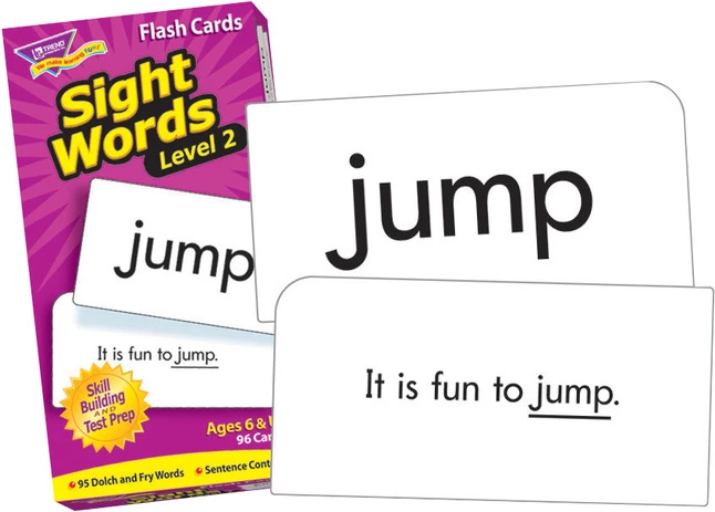 TREND Enterprises, Inc. Trend Leveled Sight Words Level 2 Flash Cards - Set Of 96 3 TREND Enterprises, Inc. Trend Leveled Sight Words Level 2 Flash Cards - Set Of 96