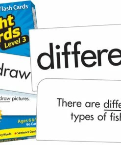 TREND Enterprises, Inc. Trend Leveled Sight Words Level 3 Flash Cards - Set Of 96