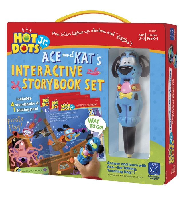 Educational Insights Jr Story Book Kit, 4 Books With 1 Ace Pen 4 Educational Insights Jr Story Book Kit, 4 Books With 1 Ace Pen - Image 2