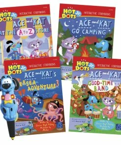 Educational Insights Jr Story Book Kit, 4 Books With 1 Ace Pen