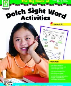 Carson Dellosa The Big Book Of Dolch Sight Word Activities Book, Grade K To 3
