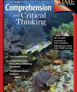 Shell Education Comprehension And Critical Thinking, Grade 3