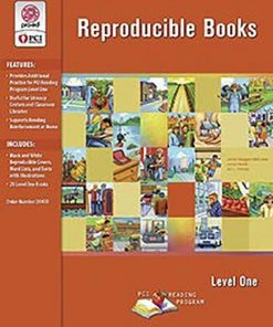 PCI Educational Publishing Reading Program Level 1 Reproducible Books, Set Of 28