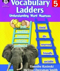 Shell Education Vocabulary Ladders: Understanding Word Nuances Book, Grade 5