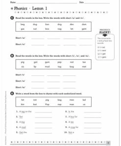 Scholastic Extra Practice For Struggling Readers: Phonics Book, Grades 3 - 6 13 Scholastic Extra Practice For Struggling Readers: Phonics Book, Grades 3 - 6 -Wordly Wise 3000 Shop 1502878 D ecommfullsize