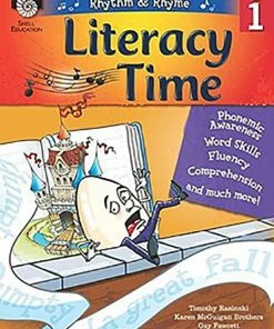 Shell Education Rhythm And Rhyme Literacy Time, Grade 1