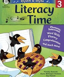 Shell Education Rhythm And Rhyme Literacy Time, Grade 3