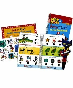 Educational Insights Hot Dots Jr. Pete The Cat I Love Preschool! Set, Ages 3 And Above