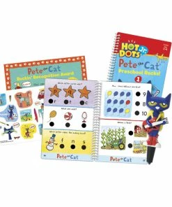 Educational Insights Hot Dots Jr. Pete The Cat Preschool Rocks! Set, Ages 3 And Above