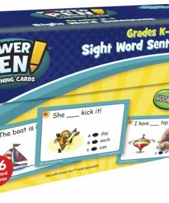 Teacher Created Resources Power Pen Learning Cards, Sight Word Sentences, Grades K To 1