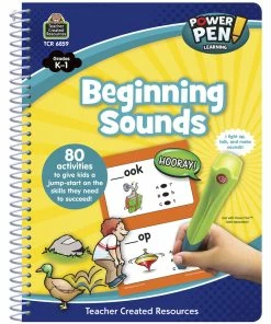 Teacher Created Resources Power Pen Learning Book, Beginning Sounds, Grades K To 1