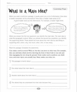 Scholastic Reading Passages For Comprehension, Main Ideas And Summarizing -Wordly Wise 3000 Shop 1568371 D ecommfullsize