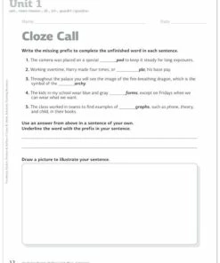 Scholastic Vocabulary Packets Prefixes And Suffixes Workbook, Grades 4 To 8 -Wordly Wise 3000 Shop 1568386 D ecommfullsize