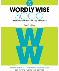 Wordly Wise 3000 Student Book, 4th Edition, Grade 6