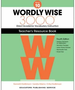 Wordly Wise 3000 Teacher's Resource Book, 4th Edition, Grade 10