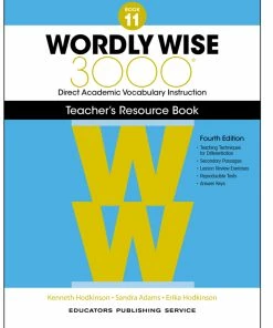 Wordly Wise 3000 Teacher's Resource Book, 4th Edition, Grade 11