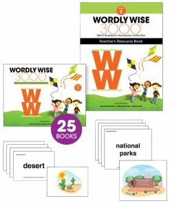Wordly Wise 3000 Vocabulary Classroom Set With 25 Books, 4th Edition, Grade 1