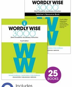 Wordly Wise 3000 Vocabulary Classroom Set With 25 Books, 4th Edition, Grade 6
