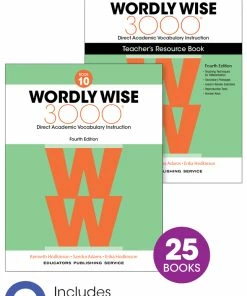 Wordly Wise 3000 Vocabulary Classroom Set With 25 Books, 4th Edition, Grade 10