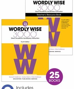 Wordly Wise 3000 Vocabulary Classroom Set With 25 Books, 4th Edition, Grade 12