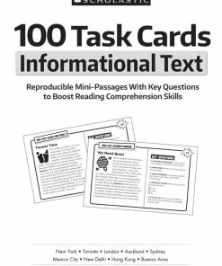 Scholastic 100 Task Cards: Informational Text, Grades 4 To 6 -Wordly Wise 3000 Shop 1591707 H ecommfullsize