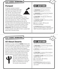 Scholastic 100 Task Cards: Text Evidence, Grades 4 To 6 -Wordly Wise 3000 Shop 1591709 J ecommfullsize