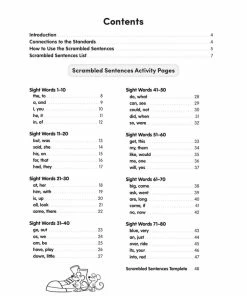 Scholastic Scrambled Sentences: Sight Words Book -Wordly Wise 3000 Shop 1591712 H ecommfullsize
