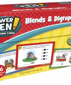 Teacher Created Resources Power Pen Learning Cards Blends And Digraphs