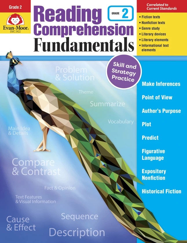 Evan-Moor Reading Comprehension Fundamentals, Grade 2 4 Evan-Moor Reading Comprehension Fundamentals, Grade 2 - Image 2