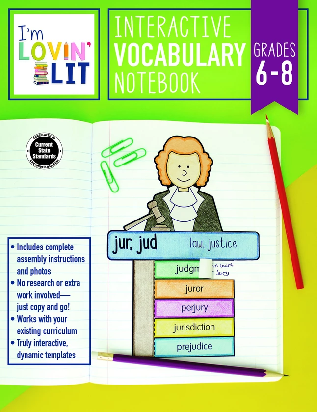 Carson Dellosa Carson-Dellosa Interactive Vocabulary Notebook Resource Book Grade 6-8 3 Carson Dellosa Carson-Dellosa Interactive Vocabulary Notebook Resource Book Grade 6-8