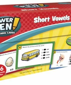 Teacher Created Resources Power Pen Learning Cards, Short Vowels, Grade K To 2