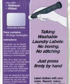 Mantra Lingua Talking Laundry Labels, Set 3, 48 Labels
